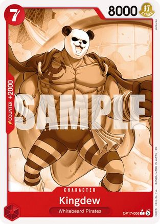 Image of Kingdew (Pandaman Art) (OP17-006) - The World's Strongest Warriors