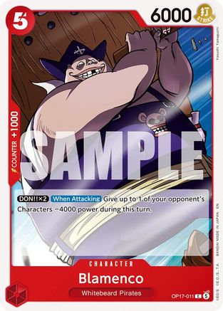 Image of Blamenco (OP17-011) - The World's Strongest Warriors