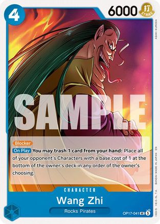 Image of Wang Zhi (OP17-041) - The World's Strongest Warriors