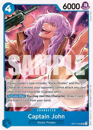 Image of Captain John (OP17-044) - The World's Strongest Warriors