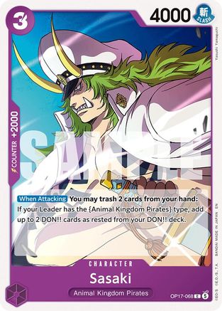 Image of Sasaki (OP17-068) - The World's Strongest Warriors
