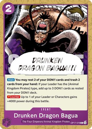 Image of Drunken Dragon Bagua (OP17-078) - The World's Strongest Warriors