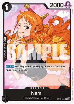 Image of Nami (086) (OP17-086) - The World's Strongest Warriors
