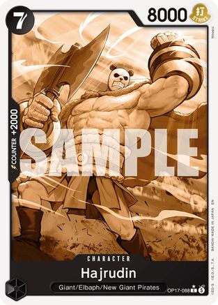 Image of Hajrudin (Pandaman Art) (OP17-088) - The World's Strongest Warriors