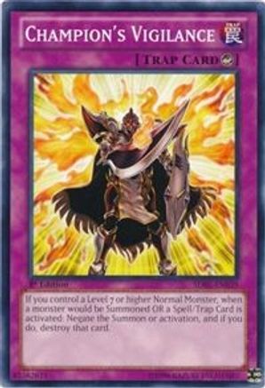 Image of Champion's Vigilance (SDBE-EN039) - Structure Deck: Saga of Blue-Eyes White Dragon 1st Edition
