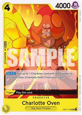 Image of Charlotte Oven (OP17-102) - The World's Strongest Warriors