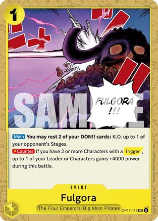 Image of Fulgora (OP17-116) - The World's Strongest Warriors