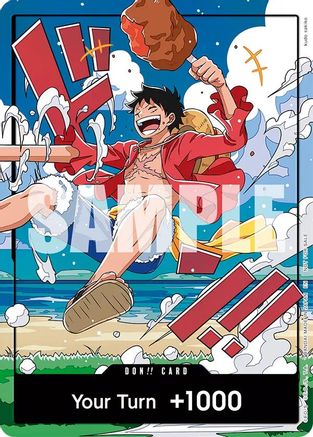 Image of DON!! Card (World United) (Luffy) - One Piece Promotion Cards Foil