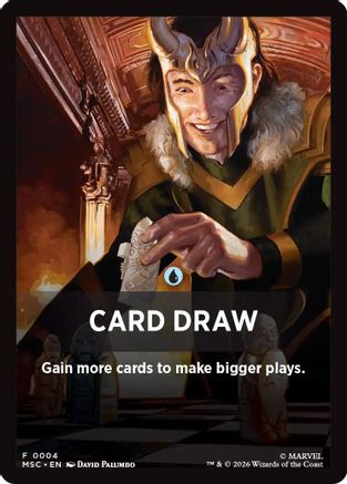 Image of Card Draw Theme Card (MSC-004) - Commander: Marvel Super Heroes