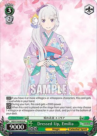 Image of Dressed Up, Emilia (RZ/S116-E032) - Re:ZERO -Starting Life in Another World- Vol.3