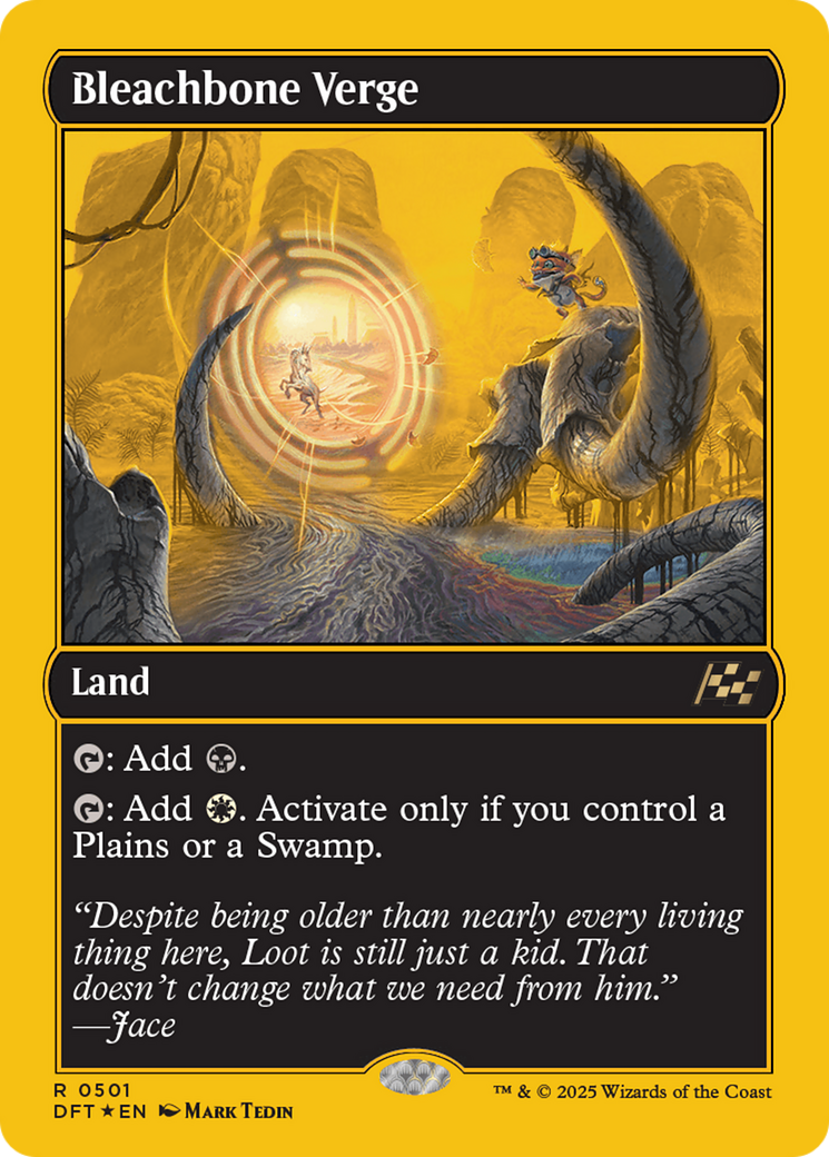 Image of Bleachbone Verge (First-Place Foil) (DFT-501) - Aetherdrift Foil