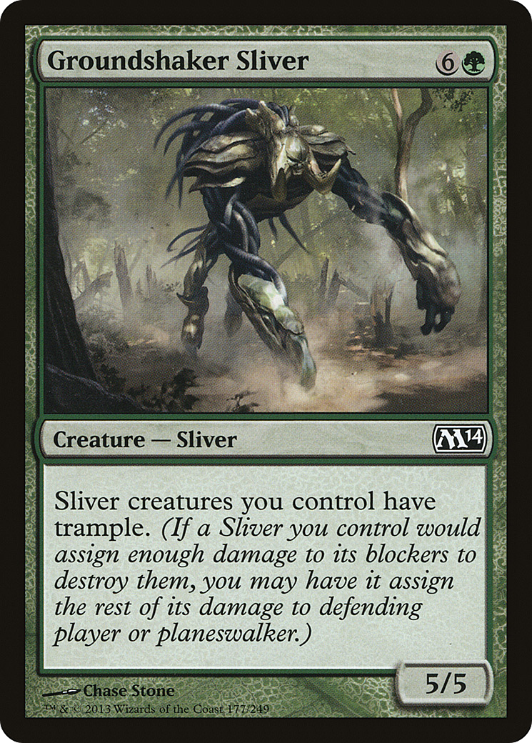 Image of Groundshaker Sliver (M14-177) - Magic 2014