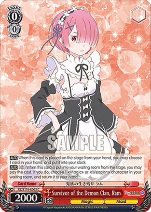 Image of Survivor of the Demon Clan, Ram (RZ/S116-E063) - Re:ZERO -Starting Life in Another World- Vol.3