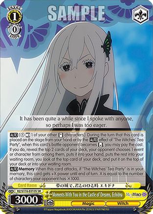 Image of Moments With You in the Castle of Dreams, Echidna (SR) (RZ/S116-E010S) - Re:ZERO -Starting Life in Another World- Vol.3
