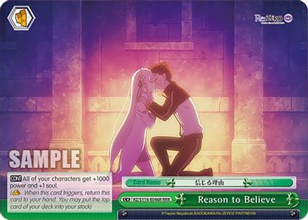 Image of Reason to Believe (RRR) (RZ/S116-E046R) - Re:ZERO -Starting Life in Another World- Vol.3