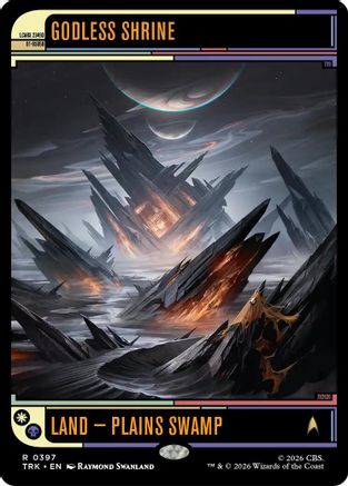 Image of Godless Shrine (TRK-397) - Star Trek Foil