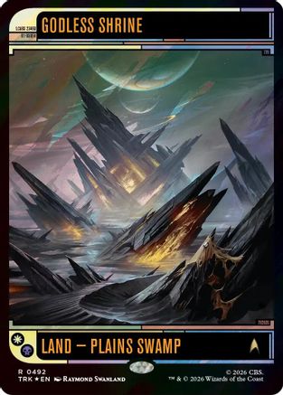 Image of Godless Shrine (Surge Foil) (TRK-492) - Star Trek Foil