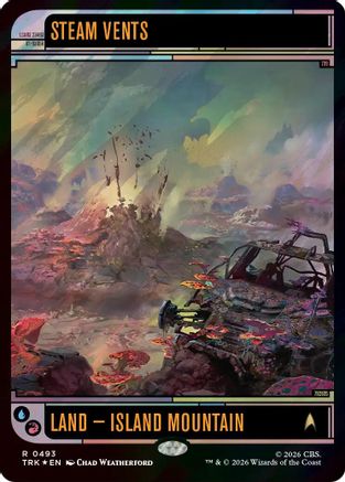 Image of Steam Vents (Surge Foil) (TRK-493) - Star Trek Foil