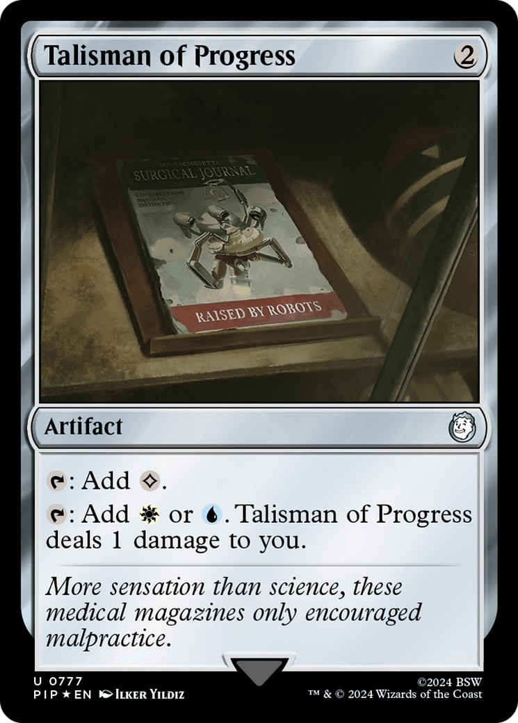 Image of Talisman of Progress (Surge Foil) (PIP-777) - Fallout Foil