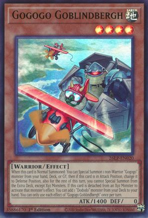 Image of Gogogo Goblindbergh (26LP-EN020) - Limited Pack World Championship 2026 1st Edition