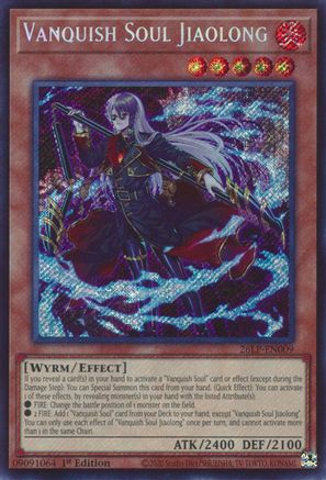 Image of Vanquish Soul Jiaolong (Secret Rare) (26LP-EN009) - Limited Pack World Championship 2026 1st Edition