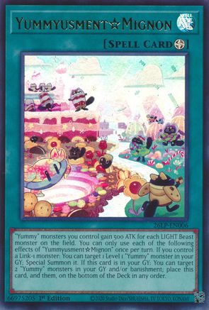 Image of YummyusmentMignon (26LP-EN006) - Limited Pack World Championship 2026 1st Edition