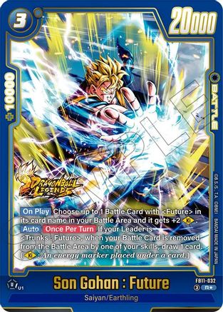 Image of Son Gohan : Future - FB11-032 (Alternate Art) (FB11-032) - Brightness of Hope Holofoil