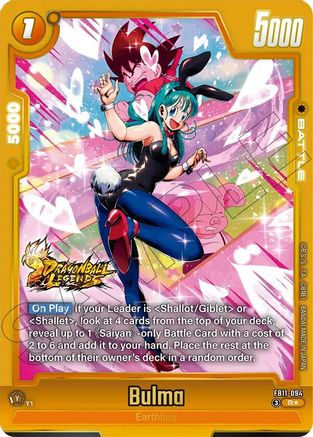 Image of Bulma - FB11-094 (Alternate Art) (FB11-094) - Brightness of Hope Holofoil