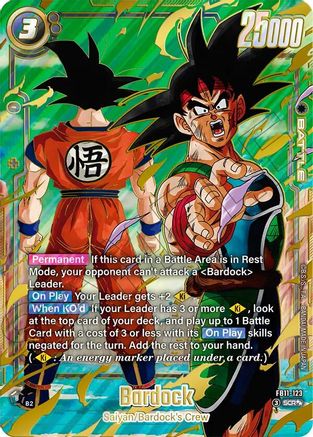 Image of Bardock - FB11-123 (Super Alternate Art) (FB11-123) - Brightness of Hope Holofoil