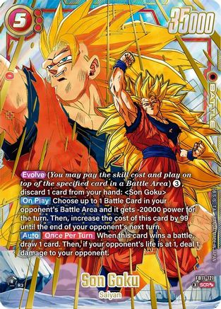 Image of Son Goku - FB11-121 (Super Alternate Art) (FB11-121) - Brightness of Hope Holofoil
