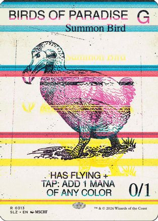 Image of Birds of Paradise (0313) (SLZ-313) - Secret Lair x MSCHF: The Zeta Set