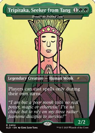 Image of Tripitaka, Seeker from Tang - Dosan the Falling Leaf (SLD-2404) - Secret Lair Drop Series Foil