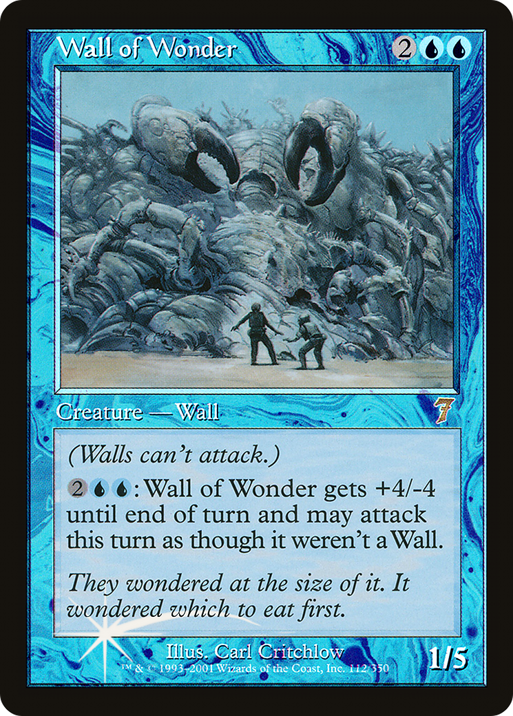 Image of Wall of Wonder (7ED-112) - 7th Edition Foil