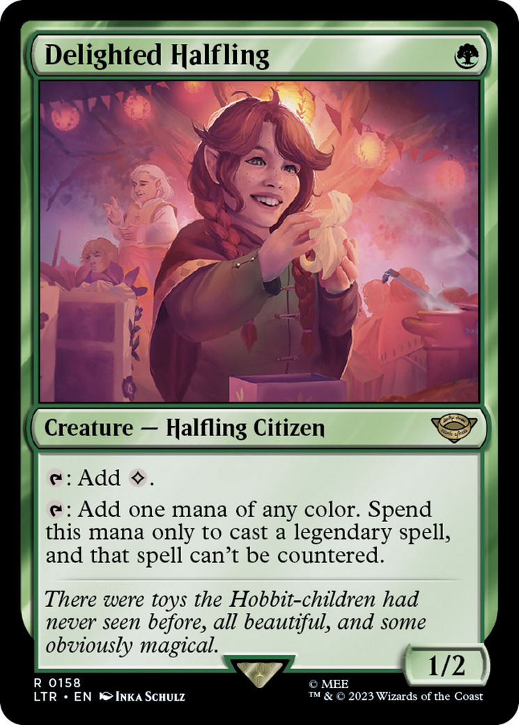 Image of Delighted Halfling (LTR-158) - The Lord of the Rings: Tales of Middle-earth