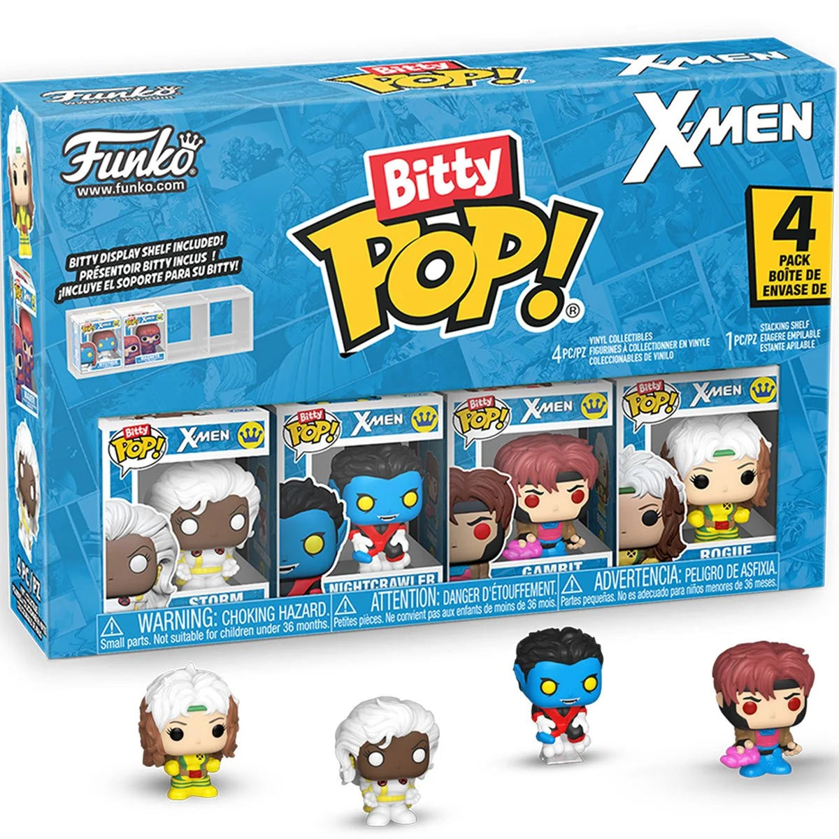 Image of X-Men Gambit Funko Bitty Pop! Mini-Figure 4-Pack