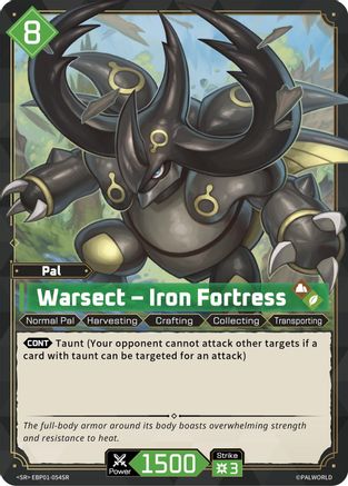Image of Warsect - Iron Fortress (SR) (EBP01-054SR) - BP01 Dawn of Palpagos Foil