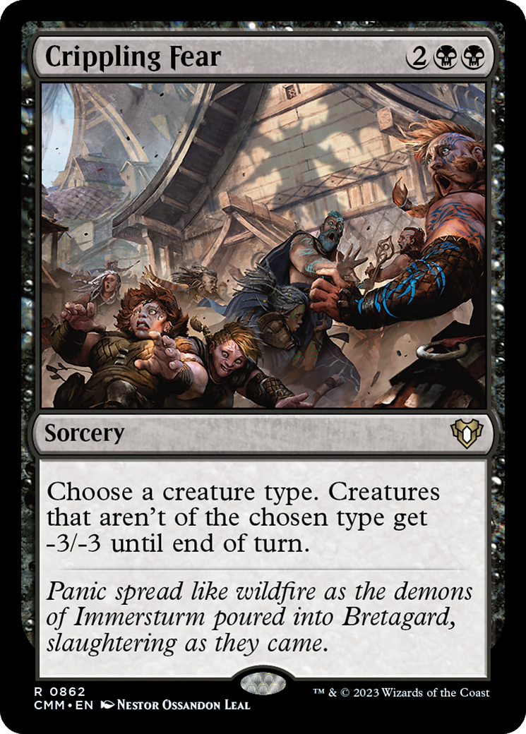 Image of Crippling Fear (CMM-862) - Commander Masters