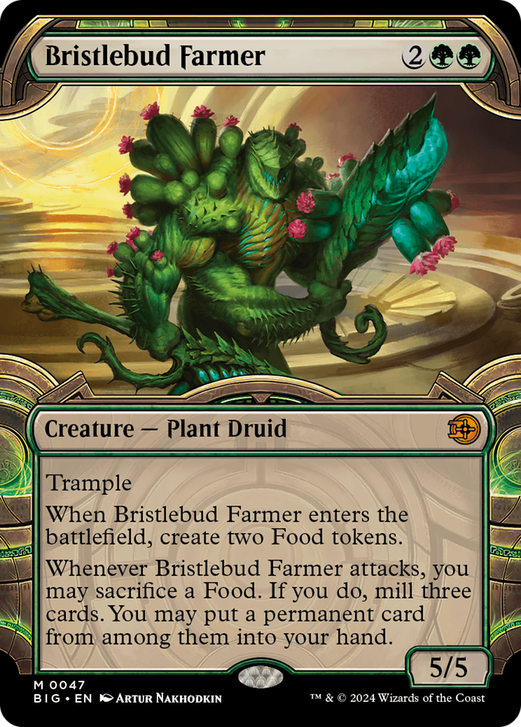 Image of Bristlebud Farmer (Showcase) (BIG-047) - The Big Score: (Showcase) Foil