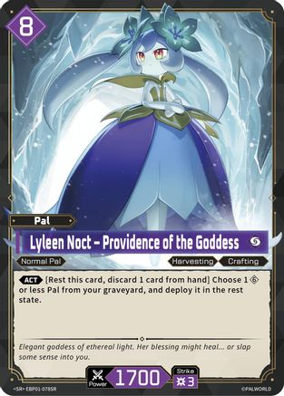Image of Lyleen Noct - Providence of the Goddess (SR) (EBP01-078SR) - BP01 Dawn of Palpagos Foil