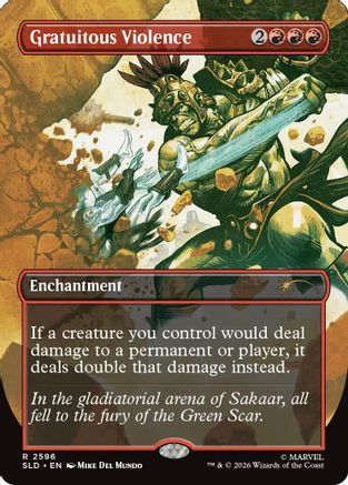 Image of Gratuitous Violence (SLD-2596) - Secret Lair Drop Series Foil