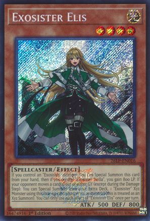 Image of Exosister Elis (Emblazoned Secret Rare) (26LP-EN016) - Limited Pack World Championship 2026 1st Edition