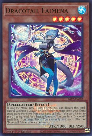 Image of Dracotail Faimena (Emblazoned) (26LP-EN002) - Limited Pack World Championship 2026 1st Edition