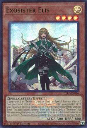 Image of Exosister Elis (Emblazoned) (26LP-EN016) - Limited Pack World Championship 2026 1st Edition