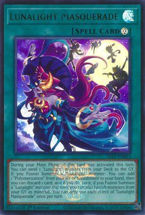 Image of Lunalight Masquerade (Emblazoned) (26LP-EN013) - Limited Pack World Championship 2026 1st Edition