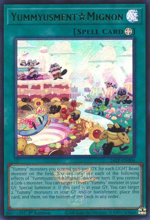 Image of YummyusmentMignon (Emblazoned) (26LP-EN006) - Limited Pack World Championship 2026 1st Edition