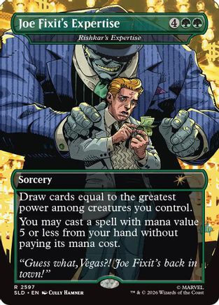Image of Joe Fixit's Expertise - Rishkar's Expertise (SLD-2597) - Secret Lair Drop Series