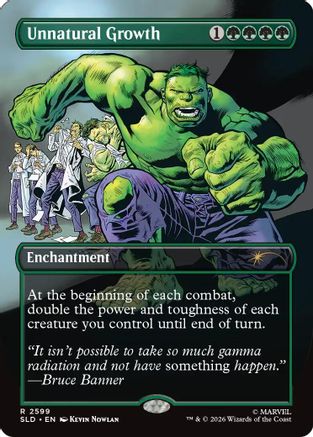 Image of Unnatural Growth (2599) (SLD-2599) - Secret Lair Drop Series Foil