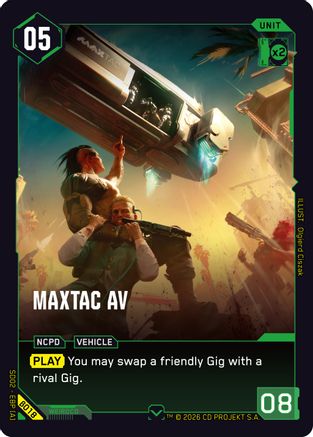 Image of MaxTac AV (B018) - Embracing Power  Beta Starter Deck