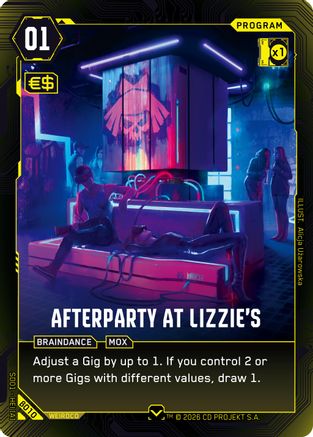 Image of Afterparty at Lizzie's (B010) - The Heist  Beta Starter Deck