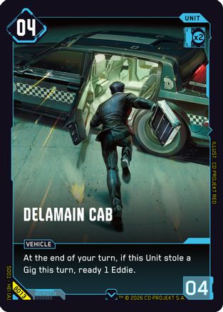 Image of Delamain Cab (B013) - The Heist  Beta Starter Deck